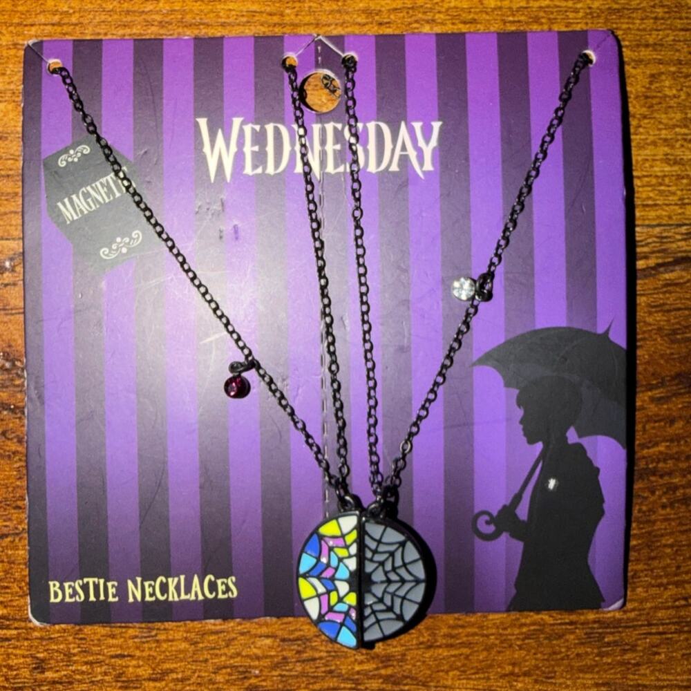 Wednesday Besties Magnetic Necklaces NWT
